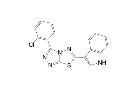 1H-indole, 3-[3-(2-chlorophenyl)[1,2,4]triazolo[3,4-b][1,3,4]thiadiazol-6-yl]-