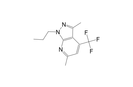 1H-pyrazolo[3,4-b]pyridine, 3,6-dimethyl-1-propyl-4-(trifluoromethyl)-