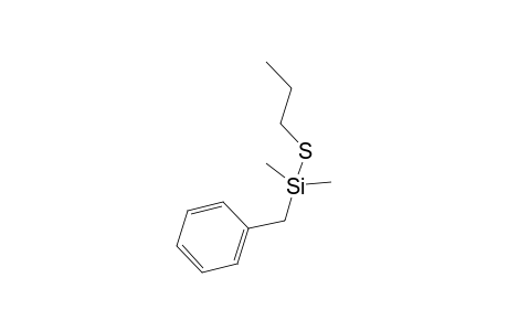 Benzyldimethyl(propylthio)silane
