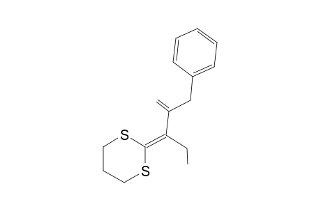 2-[2-(Phenylmethyl)-3-pentenyliden-1-yl]-1,3-dithiane