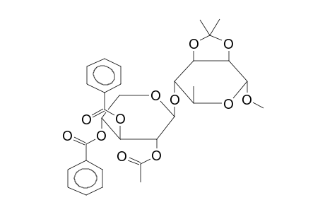 METHYL 2,3-O-ISOPROPYLIDENE-4-O-(2-O-ACETYL-3,4-DI-O-BENZOYL-BETA-D-XYLOPYRANOSYL)-ALPHA-L-RHAMNOPYRANOSIDE