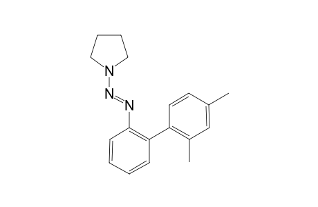 (E)-1-((2',4'-Dimethyl-[1,1'-biphenyl]-2-yl)diazenyl)pyrrolidine