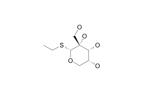 ETHYL-2-C-HYDROXYMETHYL-1-THIO-ALPHA-D/BETA-L-RIBOPYRANOSIDE