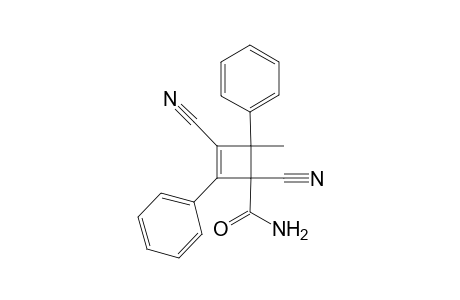 1,3-Dicyano-4-methyl-2,4-diphenyl-1-cyclobut-2-enecarboxamide
