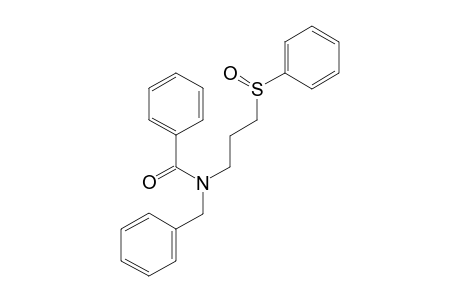 N-Benzyl-N-(3-phenylsulfinylpropyl)benzamide