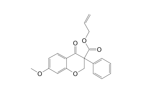 3-Allyloxycarbonyl-7-methoxy-3-phenylchroman-4-one