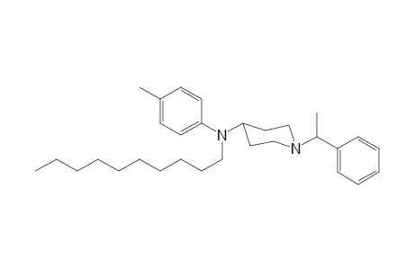 N-decyl-N-4-methylphenyl-1-(1-phenylethyl)piperidin-4-amine