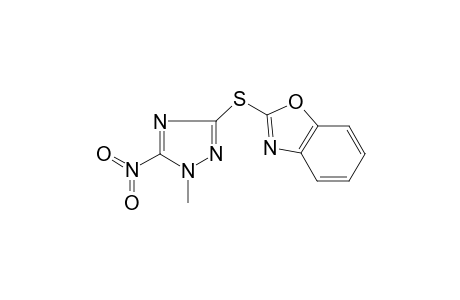 1,3-Benzoxazole, 2-[(1-methyl-5-nitro-1H-1,2,4-triazol-3-yl)thio]-