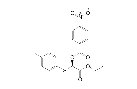 (R*)-Ethyl 4-nitrobenzoyloxy-[( 4-methylphenyl)sulfanyl]acetate