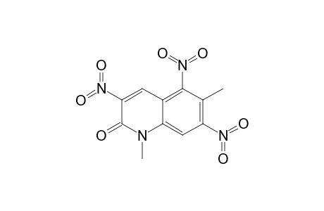 1,6-Dimethyl-3,5,7-trinitroquinolin-2(1H)-one