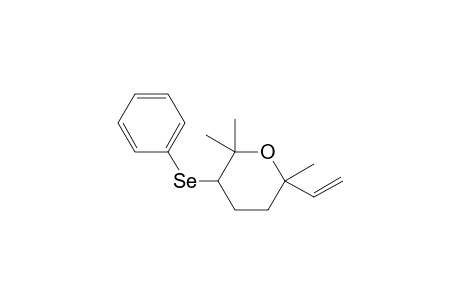 2,2,6-trimethyl-3-(phenylseleno)-6-vinyl-tetrahydropyran
