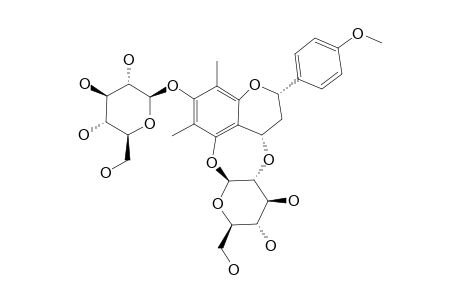 ABACOPTERIN_I;(2-S,4-R)-6,8-DIMETHYL-4'-METHOXY-4,2''-OXIDOFLAVAN-5,7-DI-O-BETA-D-GLUCOPYRANOSIDE