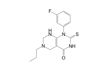 Pyrimido[4,5-d]pyrimidin-4(1H)-one, 1-(3-fluorophenyl)-2,3,5,6,7,8-hexahydro-6-propyl-2-thioxo-