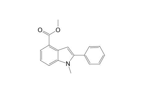 Methyl 1-methyl-2-phenyl-1H-indole-4-carboxylate