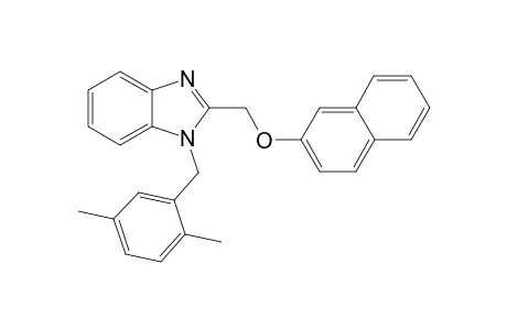 1-[(2,5-dimethylphenyl)methyl]-2-[(naphthalen-2-yloxy)methyl]-1H-1,3-benzodiazole