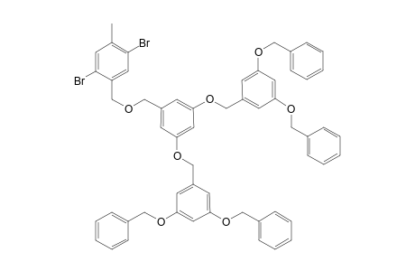 1-({[3,5-bis({[3,5-bis(benzyloxy)phenyl]methoxy})phenyl]methoxy}methyl)-2,5-dibromo-4-methylbenzene