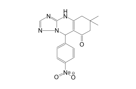 [1,2,4]triazolo[5,1-b]quinazolin-8(4H)-one, 5,6,7,9-tetrahydro-6,6-dimethyl-9-(4-nitrophenyl)-