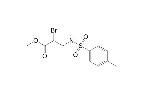 2-bromo-3-[(4-methylphenyl)sulfonylamino]propionic acid methyl ester