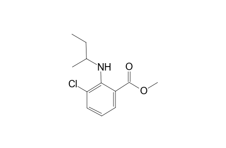 2-(butan-2-ylamino)-3-chlorobenzoic acid methyl ester