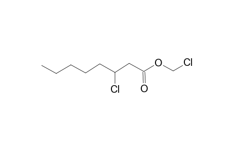 Octanoic acid, 3-chloro-, chloromethyl ester