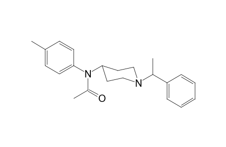 N-4-methylphenyl-N-[1-(1-phenylethyl)piperidin-4-yl]acetamide