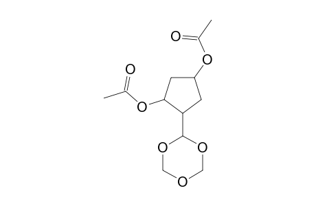 Acetic acid, 4-acetoxy-2-[1,3,5]trioxan-2-yl-cyclopentyl ester