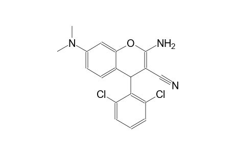 4H-1-benzopyran-3-carbonitrile, 2-amino-4-(2,6-dichlorophenyl)-7-(dimethylamino)-