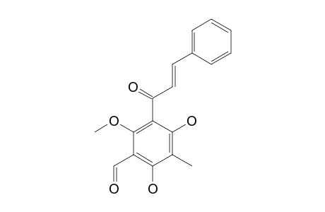 3'-FORMYL-4',6'-DIHYDROXY-2'-METHOXY-5'-METHYLCHALCONE