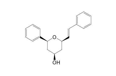 (2S,4R,6R)-2-Phenyl-6-((E)-styryl)tetrahydro-2H-pyran-4-ol