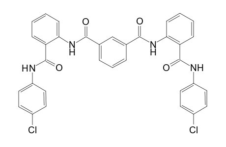 N,N'-Bis[2,2-(N"-(p-chlorophenyl)benzamido)]isophthalamide