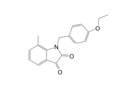 1H-indole-2,3-dione, 1-[(4-ethoxyphenyl)methyl]-7-methyl-