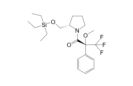 (2R)-3,3,3-trifluoro-2-methoxy-2-phenyl-1-[(2S)-2-(triethylsilyloxymethyl)-1-pyrrolidinyl]-1-propanone