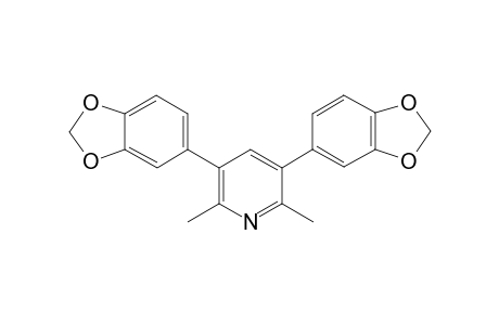 2,6-Dimethyl-3,5-bis[3,4-bis(methylenedioxy)phenyl]pyridine