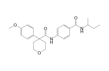 N-{4-[(sec-butylamino)carbonyl]phenyl}-4-(4-methoxyphenyl)tetrahydro-2H-pyran-4-carboxamide
