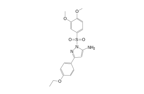 1H-pyrazol-5-amine, 1-[(3,4-dimethoxyphenyl)sulfonyl]-3-(4-ethoxyphenyl)-