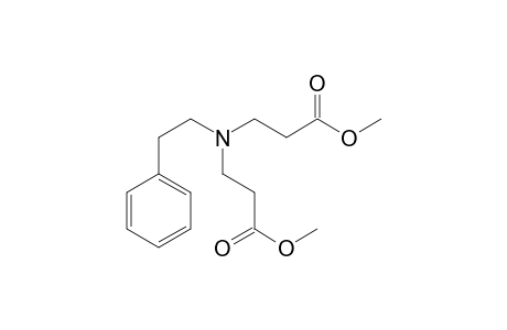 N,N-Bis-(2-Carbomethoxyethyl)-2-phenylethylamine