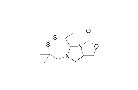 7H,10H-Oxazolo[3',4':3,4]imidazo[2,1-d][1,2,5]dithiazepin-10-one, hexahydro-1,1,4,4-tetramethyl-
