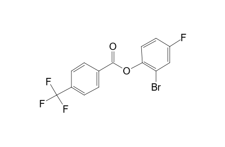 2-Bromo-4-fluorophenyl 4-(trifluoromethyl)benzoate