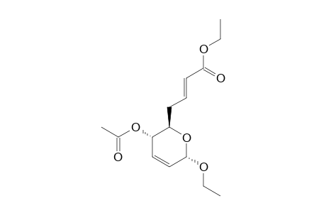 ETHYL-(E)-(ETHYL-4-O-ACETYL-2,3,6,7,8-PENTADEOXY-alpha-D-ERYTHRO-NONA-2,7-DIENOPYRANOSIDE]-URONATE