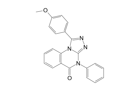 1-(4-Methoxyphenyl)-4-phenyl-1,2,4-triazolo[4,3-a]quinazolin-5(4H)-one