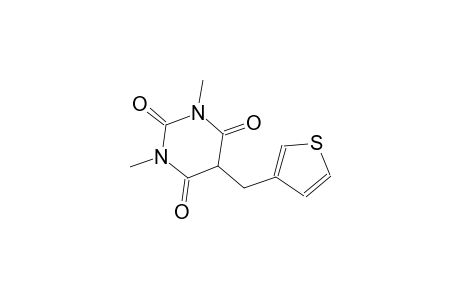 2,4,6(1H,3H,5H)-pyrimidinetrione, 1,3-dimethyl-5-(3-thienylmethyl)-