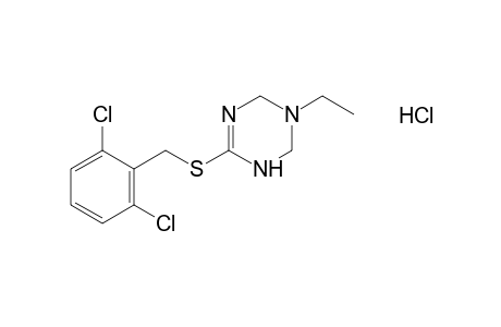 6-[(2,6-dichlorobenzyl)thio]-3-ethyl-1,2,3,4-tetrahydro-s-triazine, monohydrochloride