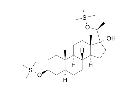 Pregnan-17-ol, 3,20-bis[(trimethylsilyl)oxy]-, (3.beta.,5.alpha.,20S)-