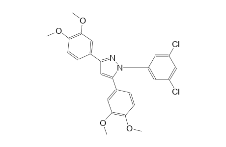 1-(3,5-dichlorophenyl)-3,5-bis(3,4-dimethoxyphenyl)-1H-pyrazole