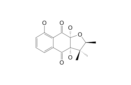 CHIRITALONE-A;(2S,3AR,9AS)-3A,8,9A-TRIHYDROXY-2,3,3-TRIMETHYL-2,3,3A,9A-TETRAHYDRONAPHTHO-[2,3-B]-FURAN-4,9-DIONE