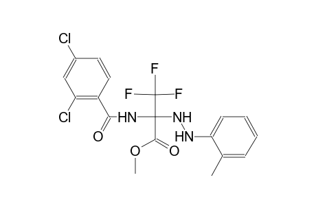methyl 2-[(2,4-dichlorobenzoyl)amino]-3,3,3-trifluoro-2-[2-(2-methylphenyl)hydrazino]propanoate