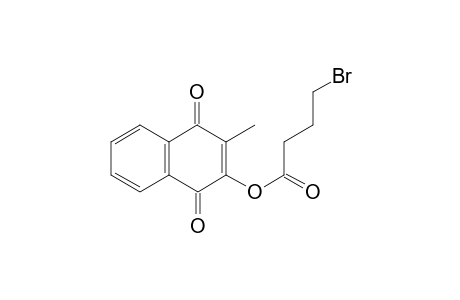 1,4-Dihydro-2-methyl-1,4-dioxonaphthalen-3-yl 4-bromobutanoate