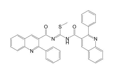 Methyl N,N'-di(2-phenylquinolin-3-ylcarbonyl)-imidothiocarbamate