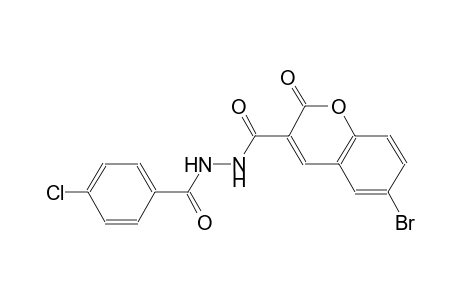N'-[(6-bromo-2-oxo-2H-chromen-3-yl)carbonyl]-4-chlorobenzohydrazide