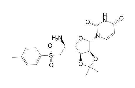 1-[5-Amino-5,6-Dideoxy-2,3-O-isopropylidene-6-(p-toluenesulfonyl)-.alpha.-D-talofuranosyl]uracil